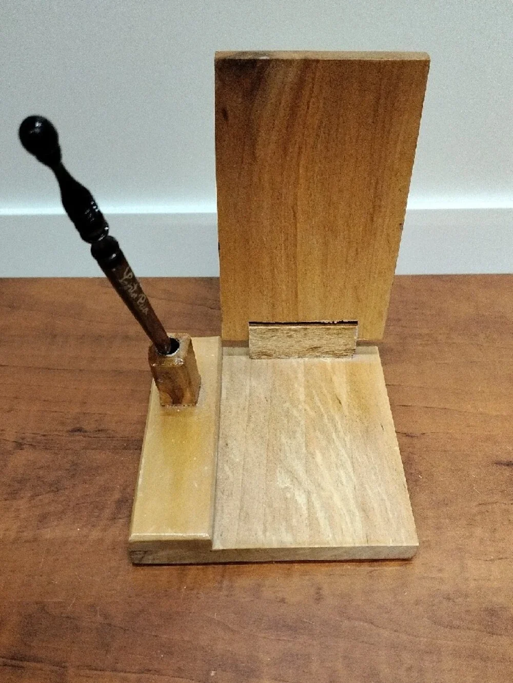 Handmade Wooden Parrot Note Holder & Pen - Made in Costa Rica